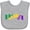 AC-Heather Grey, variant on Inktastic New Orleans, Louisiana Boys or Girls Baby Bib