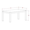 thumbnail image 5 of East West Furniture Lismore 7-Piece Dining Table Set in Walnut Finish, 5 of 7
