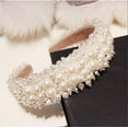 thumbnail image 3 of Diademas de perlas para mujer, diademas de perlas de imitación blancas con diamantes de imitación, aro para el pelo nupcial, accesorios para el cabello de boda para mujeres y niñas Sincero Electrónica, 3 of 5