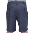 thumbnail image 2 of IZOD Golf Men's Straight Fit 9" Flat Front Performance Shorts, 34" Blue Cove -, 2 of 2