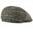 thumbnail image 4 of SikaFu Beret Autumn Winter Wool Hat Ivy Flat Cap Men Vintage Plaid Octagonal Newsboy Cap Artist Painter Hat Men Women Beret Cap, 4 of 6