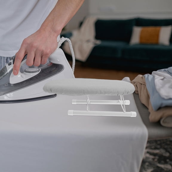 COMPUKAS Grey Folding Ironing Board Heat Resistant for Home Dorm Travel