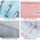 thumbnail image 4 of Large pencil case with 3 compartments, pencil case, school pencil case for girls, boys, te, 4 of 5