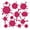 Pink, variant on Wall Decor Plus More WDPM1750 Fun Mud Art Room School Splatter and Splotches Wall Vinyl Sticker Dots Decal, 5-Inch-1.75-Inch, Carnation Pink, 13-Piece