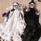 thumbnail image 5 of BRIGHTFUFU Halloween Wraath Skull Ghost Garland Puerta delantera Decoración colgante de la pared Suministros de Halloween, 5 of 8