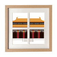 thumbnail image 1 of China Patron de arquitectura Tian 'anmen Pantalla de escritorio de pared de marco 4 aperturas, 1 of 4
