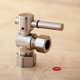 thumbnail image 1 of Fauceture CC54408DL 5/8" O.D. Compression, 1/2" O.D. Compression Angle Valve, Satin Nickel, 1 of 1