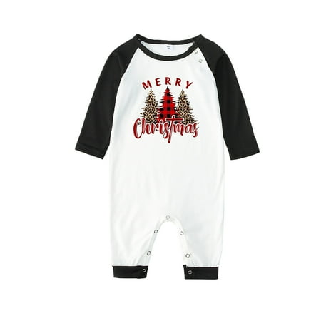 

Matching Family Christmas Pajamas Sets Christmas Tree Print Pjs Long Sleeve Tops and Pants Holiday Sleepwear