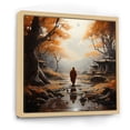 thumbnail image 2 of Designart "Righteous Journey I" Buddhism Floater Framed Wall Art Living Room, 2 of 5