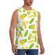 thumbnail image 2 of Fotbe Cartoon Corn Men's Camiseta sin Mangas Estampada para Hombres, Playera Casual para Gimnasio, Entrenamiento, Playa-XX-Large, 2 of 7