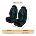 thumbnail image 7 of FOR U DESIGNS Boho Mandala Elehant Print Car Front Seat Covers Washable Driver Seat Cover with Backrest Scratch-Resistant Car Seat Protector Automotive Interior Accessories, 7 of 7