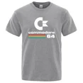thumbnail image 2 of Camisetas holgadas para hombre, camiseta de verano con estampado Commodore 64, camiseta C64 SID Amiga, diseño retro moderno, camiseta de manga corta de algodón, 2 of 5