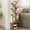 Brown, variant on Casacomoda 6 Tier Tall Tree Bookshelf with LED Lights, Bookcase with Double Storage Cabinet, Narrow Corner Display Shelf, Floor Standing Organizer for Living Room, Bedroom, Home Office, White