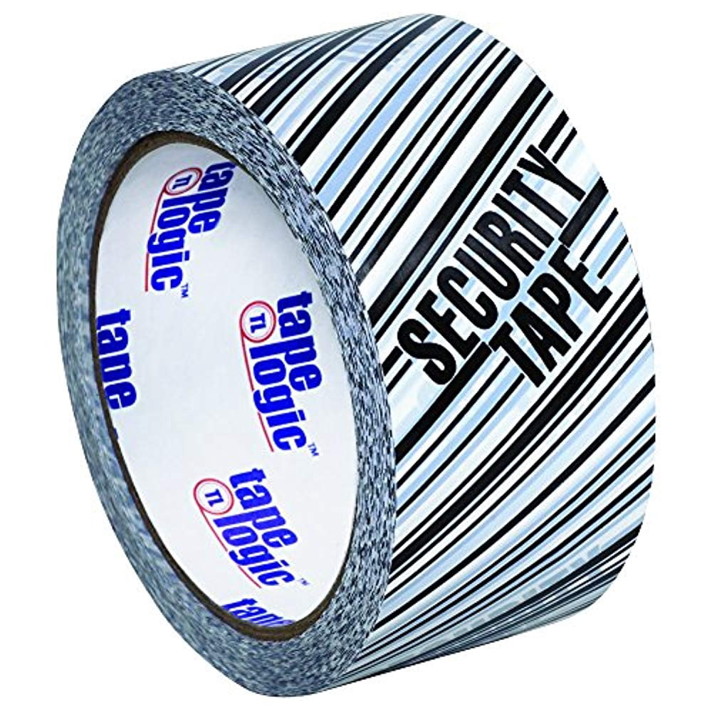 Tape Logic Security Tape "Security Tape" Print 2" x 110 Yard Roll (6 Pack)