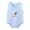 Blue, variant on Onesie Pajamas Rompers Unisex Babies' Cotton Bodysuit Sleeveless Cute Print Romper With Snap Closure