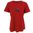 thumbnail image 2 of Women's Red Richmond Flying Squirrels Cut It Out T-Shirt, 2 of 3