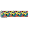 thumbnail image 2 of Ambesonne Colorful Fabric by the Yard Upholstery, Leaves and Curves Digi Art, 2 Yards, Multicolor, 2 of 4