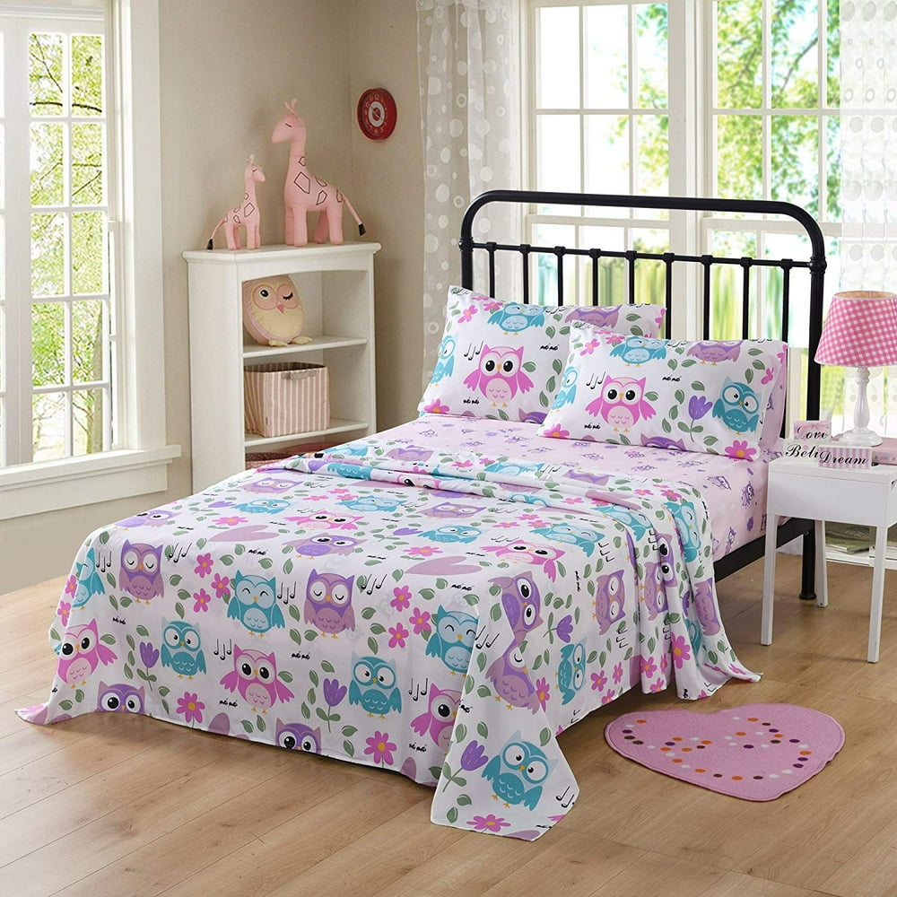 MarCielo Bed Sheets for Kids Full Sheets for Kids Girls Boys Teens