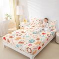 thumbnail image 4 of Manfei Xmas Gingerbread Man Bed Sheets,Happy Christmas King Sheets,Candy Cane Sheet Set For Kids,Ultra Soft Home Decor,4-Piece, 4 of 7
