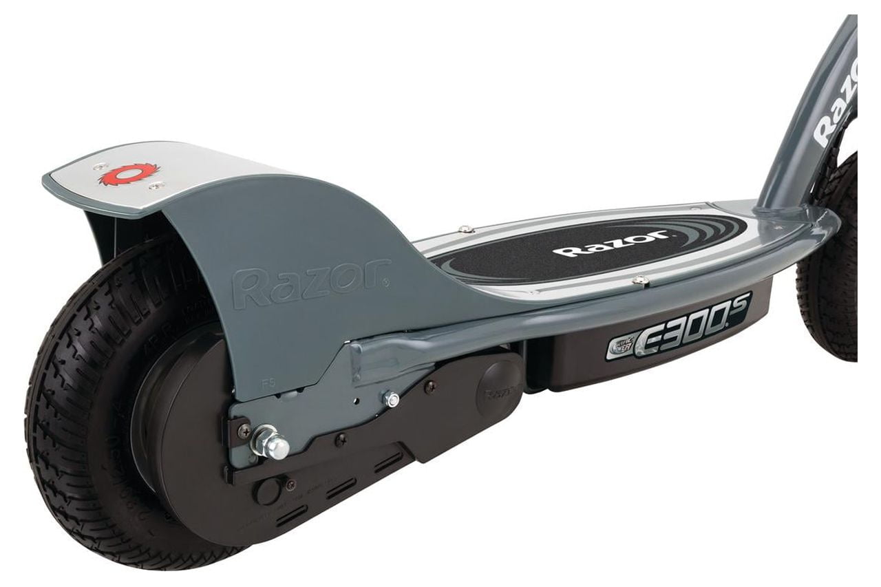 Razor E300S Seated Electric Scooter, Age 13+, 15 Mph, 40-Min Run, 220lb Max, Matte Grey