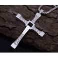 thumbnail image 3 of Dom Toretto Silver Cross Necklace, 3 of 3