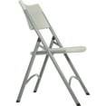 thumbnail image 3 of Global Industrial Blow Molded Resin Folding Chair, Gray, Lot of 4, 3 of 6