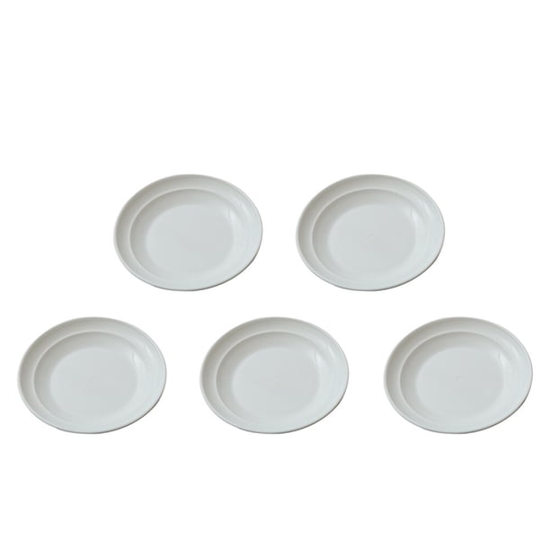 FELTECHELECTR 5 platos especiales para microondas, plato hondo para pescado al vapor (blanco)