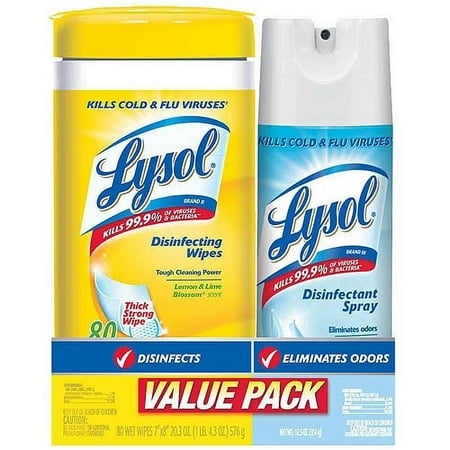 Lysol Disinfecting Wipes & Crisp Linen S