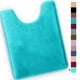 thumbnail image 1 of Alfombras de baño ComfiTime de espuma viscoelástica Antideslizantes con superficie de terciopelo suave y absorbente Verde azulado, 1 of 1