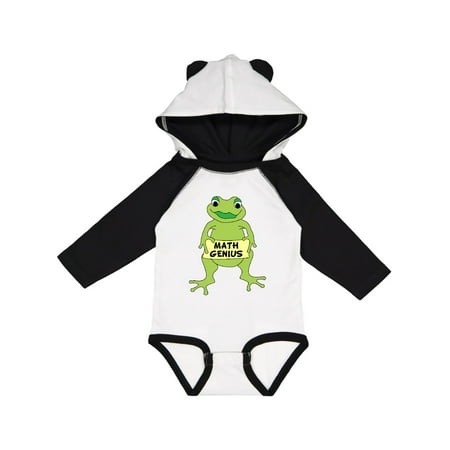 

Inktastic Math Genius Frog Gift Baby Boy or Baby Girl Long Sleeve Bodysuit