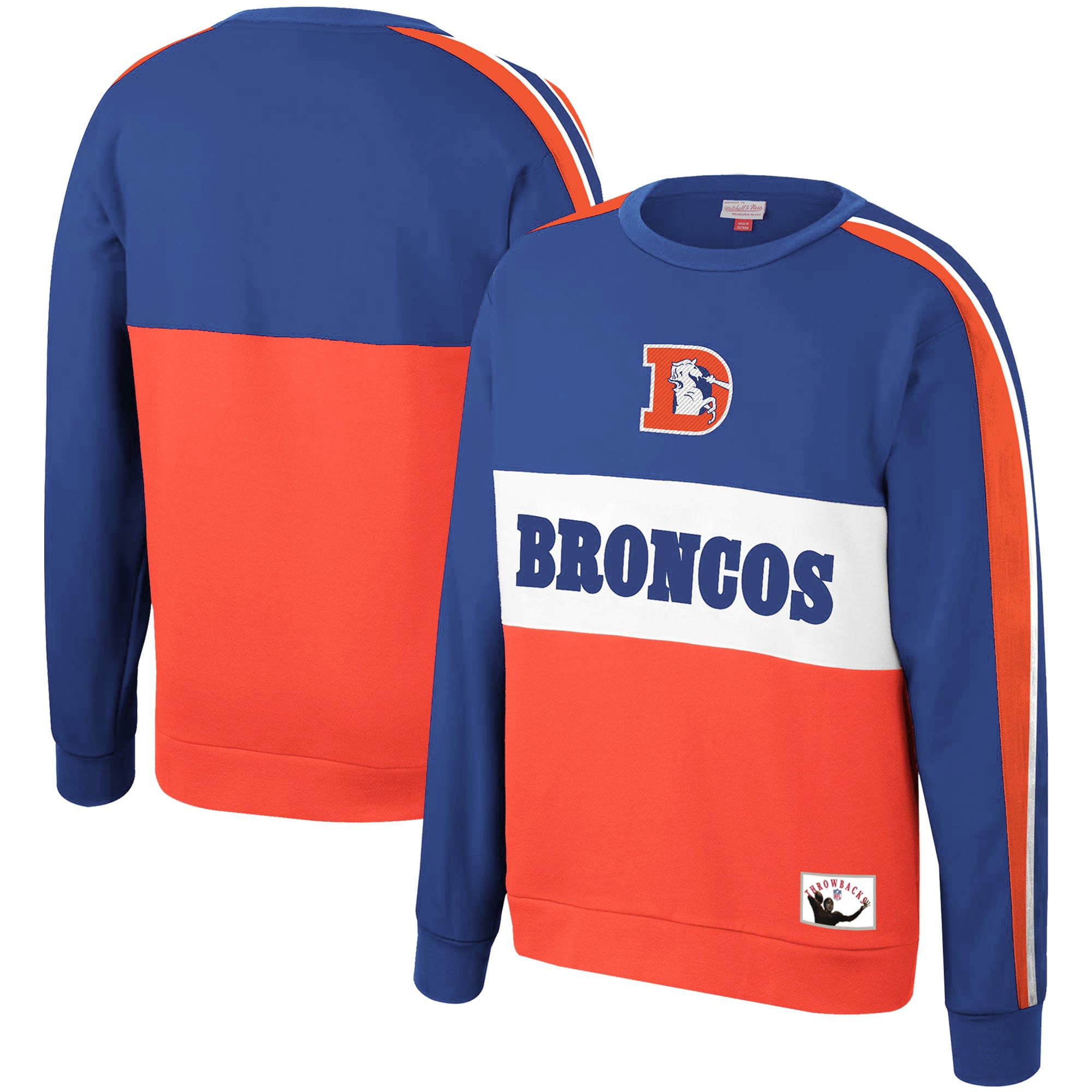 mitchell and ness broncos hoodie