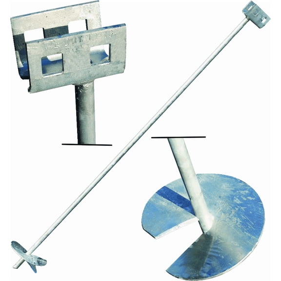 Tie Down Double Head Earth Anchor - Single Pack — Construction & DIY Use, Standard Hardware Spec