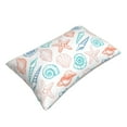 thumbnail image 3 of Haiem Pillowcase for Hair and Skin Queen - Colorful Seashells1 Printed Soft Pillowcase with Envelope Closure-16"x24", 3 of 9
