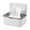 White Gray, variant on Wipes Dispenser Baby Wipe Holder with Lids, Keeps Wipes Fresh, Refillable Wipes Container with Sealing Design, Bathroom Tissues Wipes Case Box