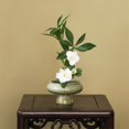 thumbnail image 5 of Bandeja de cerámica alta de sobremesa con patas, ideal for arreglos florales chinos en interiores y exteriores., 5 of 5