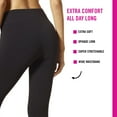 thumbnail image 3 of Hue Women's Ultra Legging with Wide Waistband - Medium - Black, 3 of 5