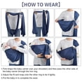 thumbnail image 2 of Portabebés Acuático de Malla Transpirable CUBY Gris Claro Ajustable para Bebé Recién Nacido, 2 of 9
