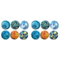 thumbnail image 1 of JWCJ 12-Pack Professional Crocheted Footbags, 2-Inch Cotton Kick Balls for Juggling Practice, Durable Geometric Pattern Foot Gear for Outdoor Exercise and Training, 1 of 9