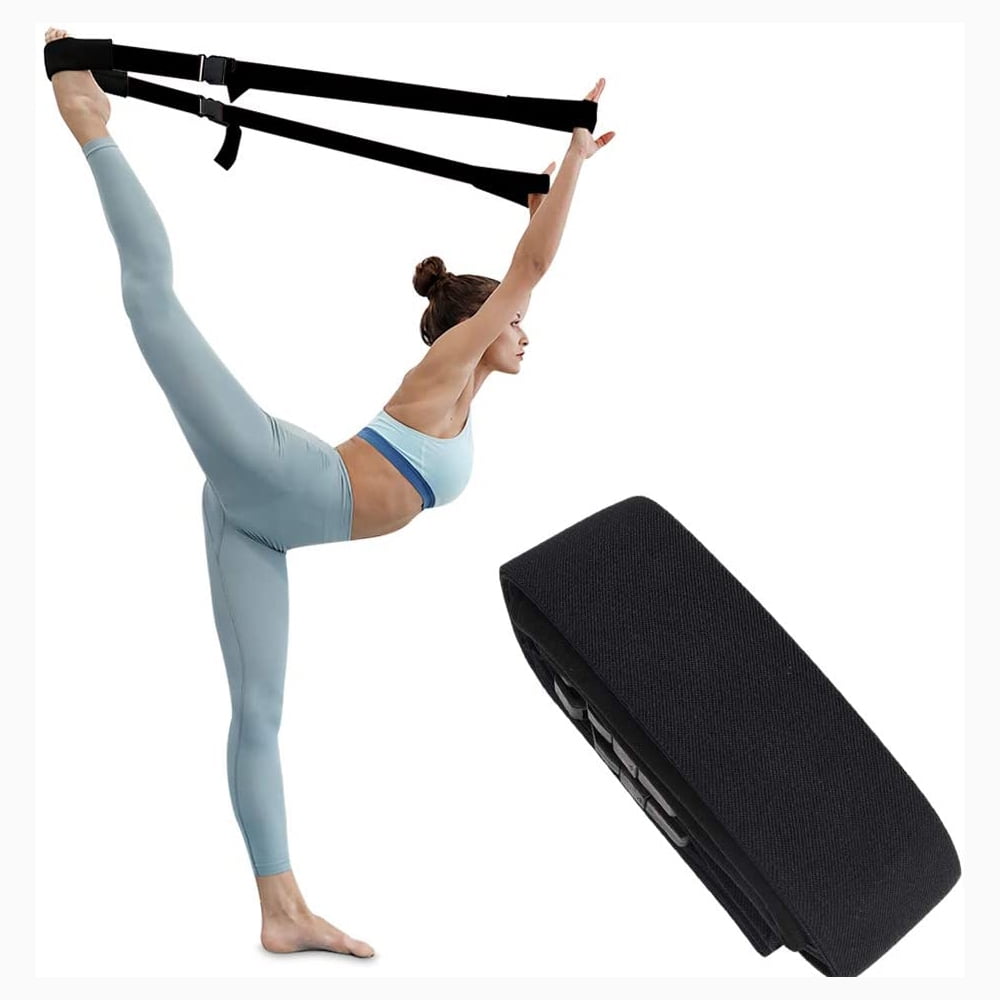 Pbleaccess Yoga Ballet Stretch Band Resistance Band Adjustable Leg Stretcher Strap Ideal for Dance & Gymnastics Training