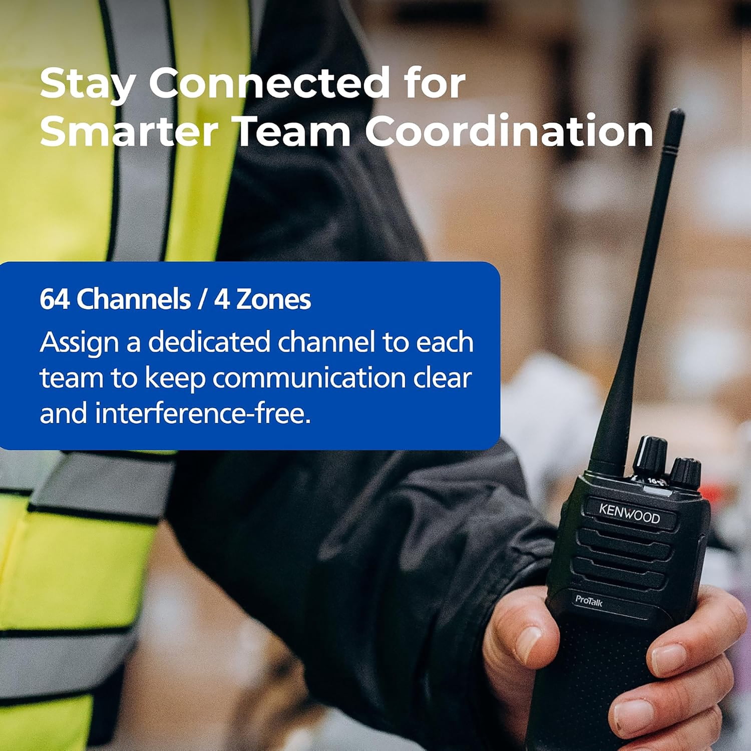 KENWOOD ProTalk NX-P1200AVK 5-Watt 64-Channel Analog VHF Two-Way Radio