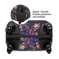 thumbnail image 2 of Yiaed Skull starry sky flower Print Travel Luggage Cover Suitcase Protector Fits 18-32 Inch Luggage Wheel Covers Patterned Elastic Luggage Anti-scratch（No luggage）-Large, 2 of 5