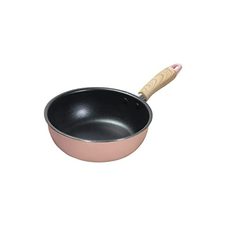 

Hot pot 20 cm IH compatible compatible with all heat sources fluorine processing pink natural cook pure HB-6658