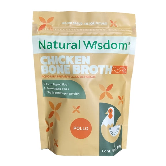 Caldo De Huesos En Polvo 300g Natural Wisdom | Chicken Bone