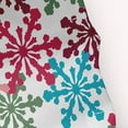 thumbnail image 2 of Simply Daisy 70" W x 73" L Snow Fall Polyester Shower Curtain, Holiday Pink [1 Ct], 2 of 5
