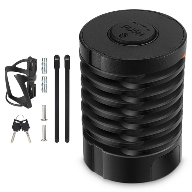 Zinc Alloy Bike Password Lock Anti-theft Folding Code Lock with Mount Bracket for Mountain Bikes