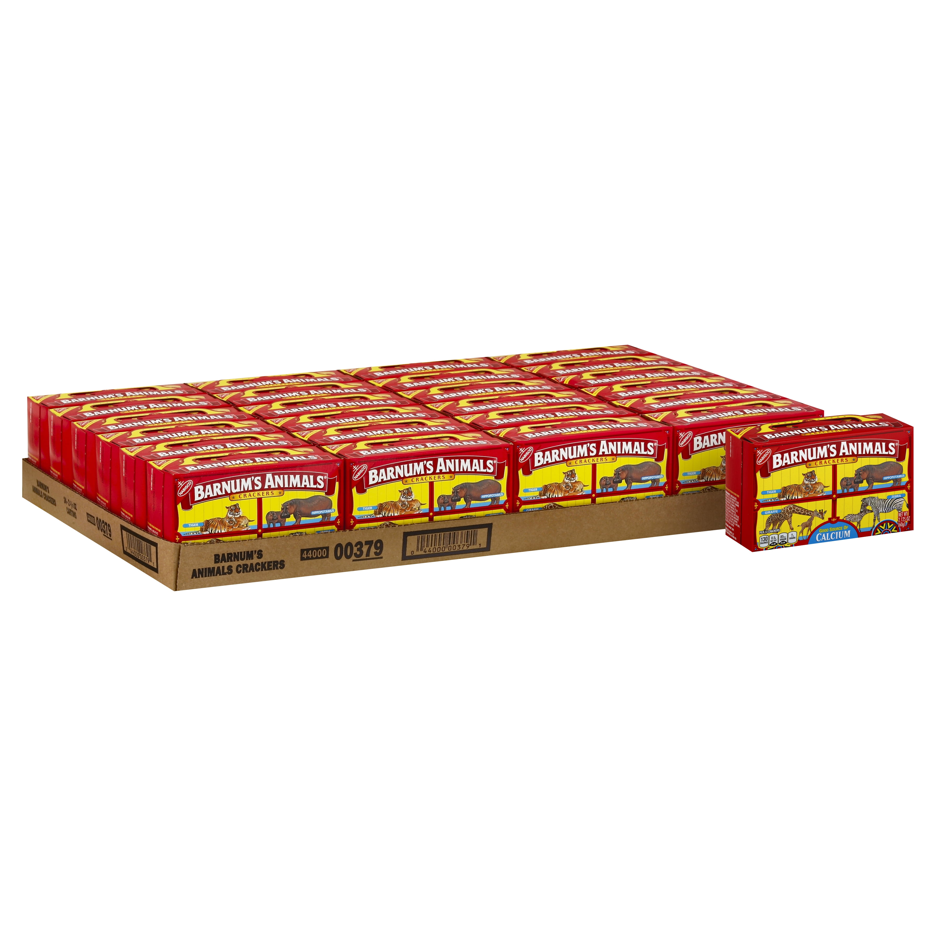 (Price/Case)Nabisco Barnums Animal Crackers 2.125 Ounce Package - 24 Per Case