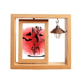 thumbnail image 1 of Japan japanese estilo rojo Crane Marco giratorio de madera 4x6, 1 of 3