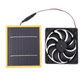 thumbnail image 2 of Ventilador de 6 Pulgadas y Solenoide Monocristalino de 5 W y 12 V XWSHYW Panel Solar Portatil DIY, 2 of 6