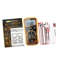 thumbnail image 2 of KLKCMS Digital Multimeter Non Contact Auto Ranging Tester for Cars Fuses Continuity Yellow Upgraded, 2 of 9
