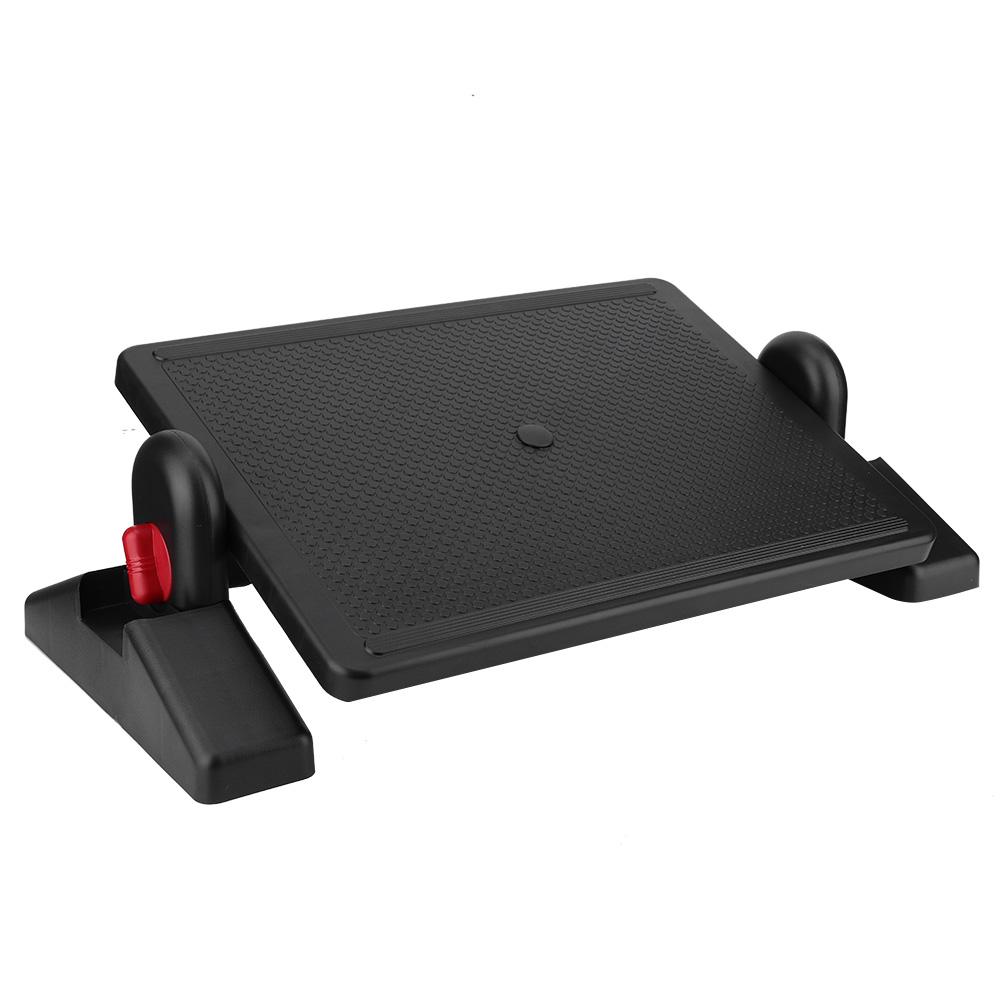 Tebru Portable Ergonomic Foot Pedal Rest Adjustable Height for Office